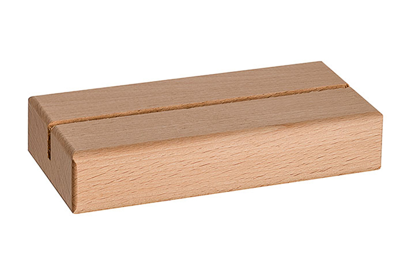 20602742 Standfuß Holz für Werbeaufsteller A5
